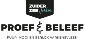 Logo Zuiderzee Varken: proef & beleef, puur, mooi en eerlijk varkensvlees